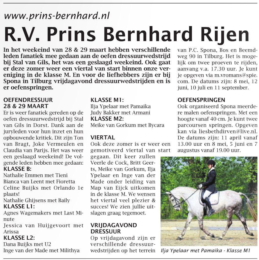 Artikel weekblad week 15 - 2015